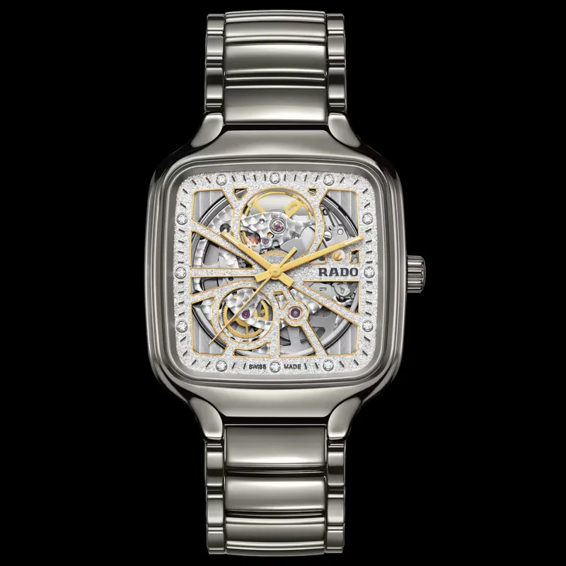 True Square Automatic Open Heart Sparkling
