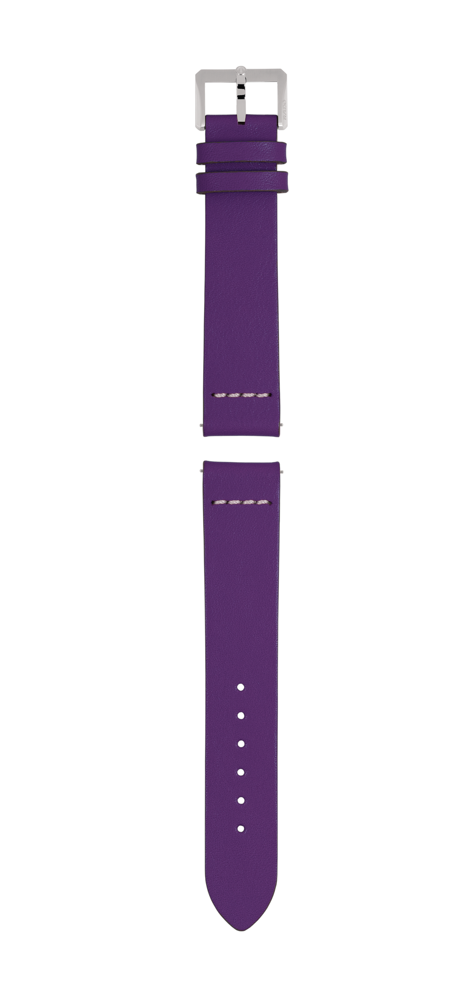 Purple leather strap