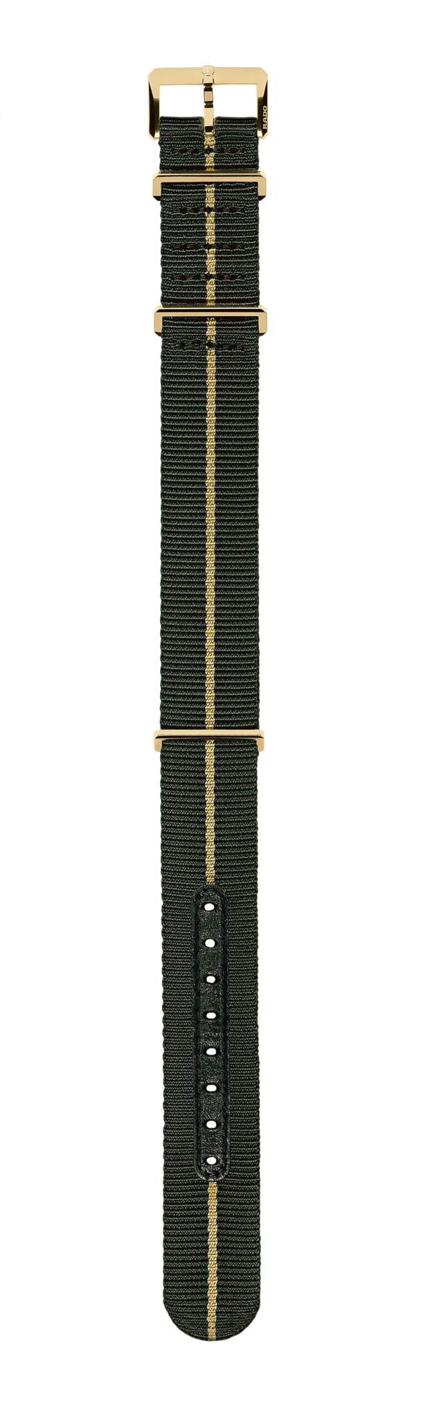 Green textile strap