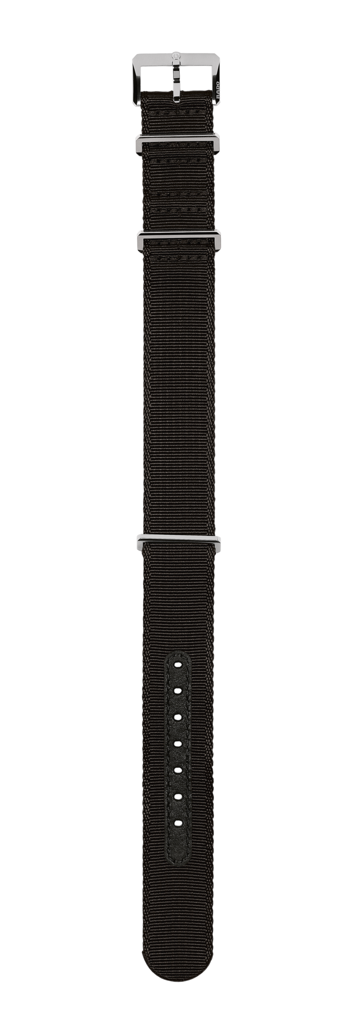 Black textile strap