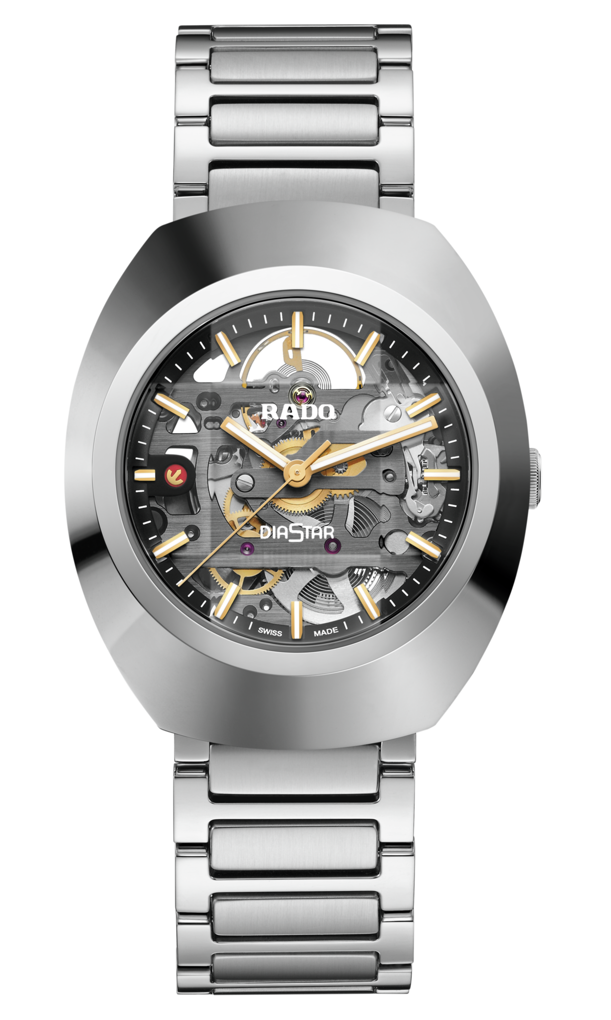 DiaStar Original Skeleton 中性精钢看R12162153 | Rado® 中国
