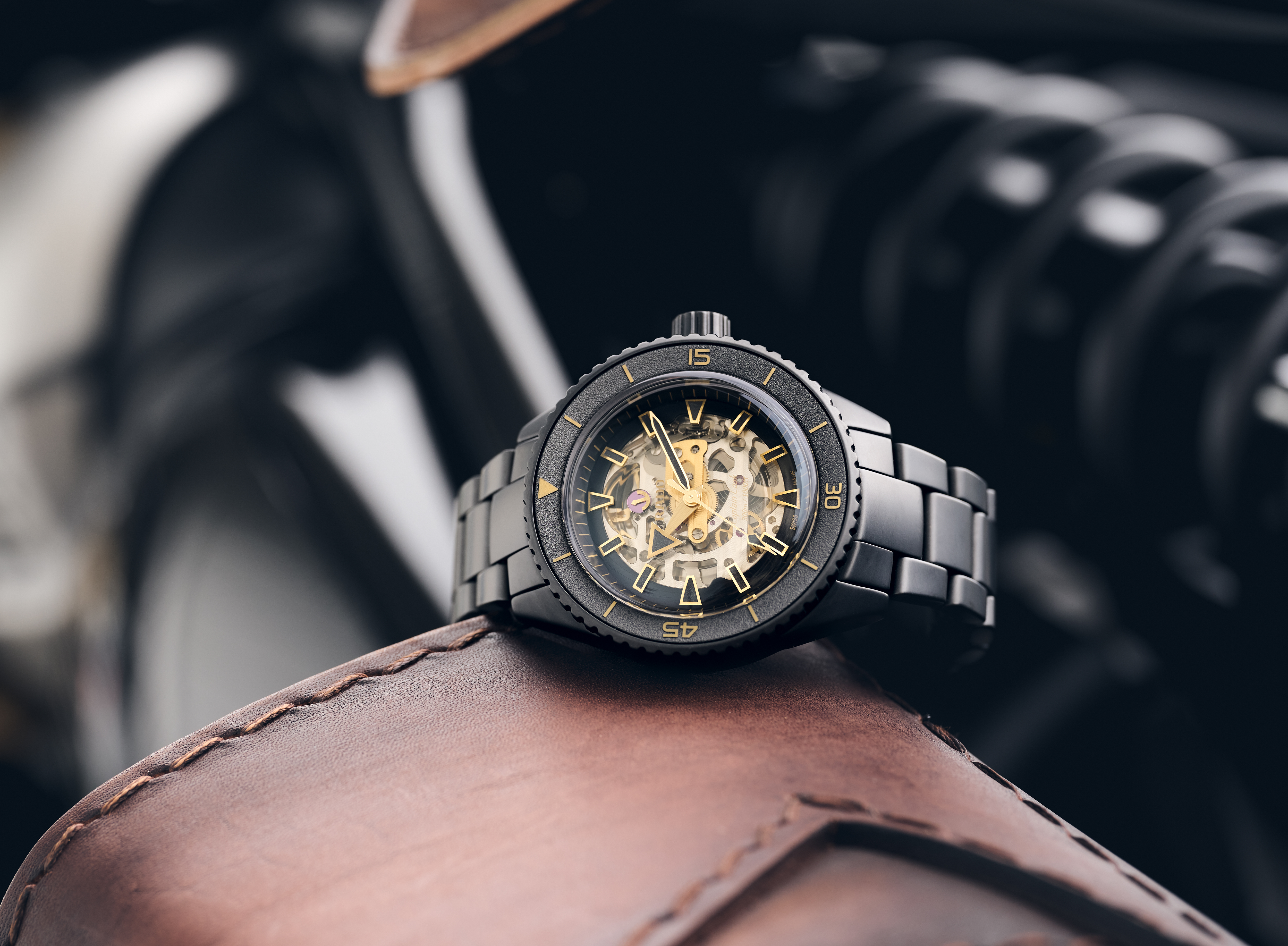 瑞士雷达表Captain Cook库克船长高科技陶瓷限量版腕表