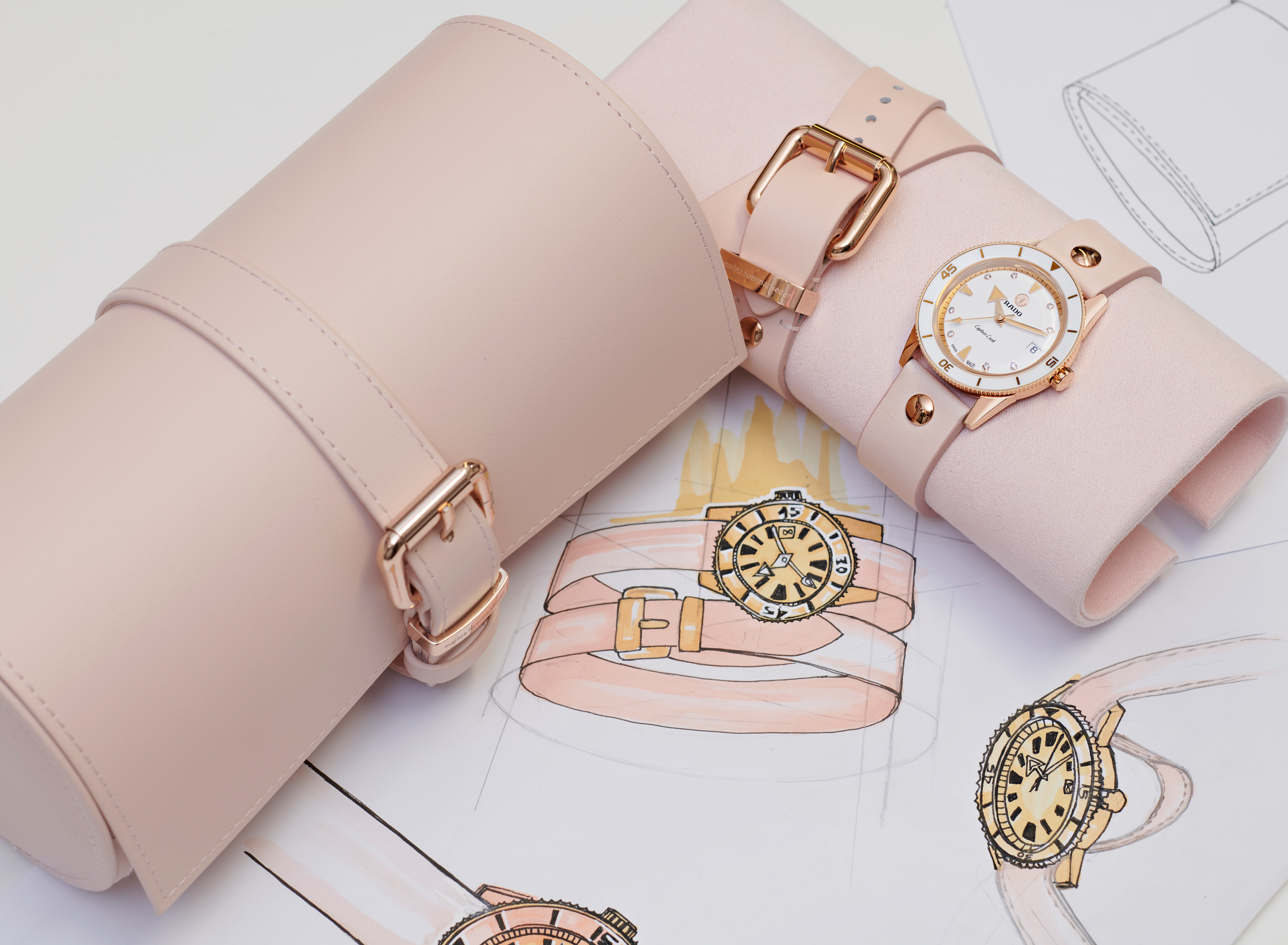 Rado瑞士雷达表Captain Cook库克船长系列与玛丽娜&middot;霍尔曼塞德（Marina Hoermanseder）合作设计